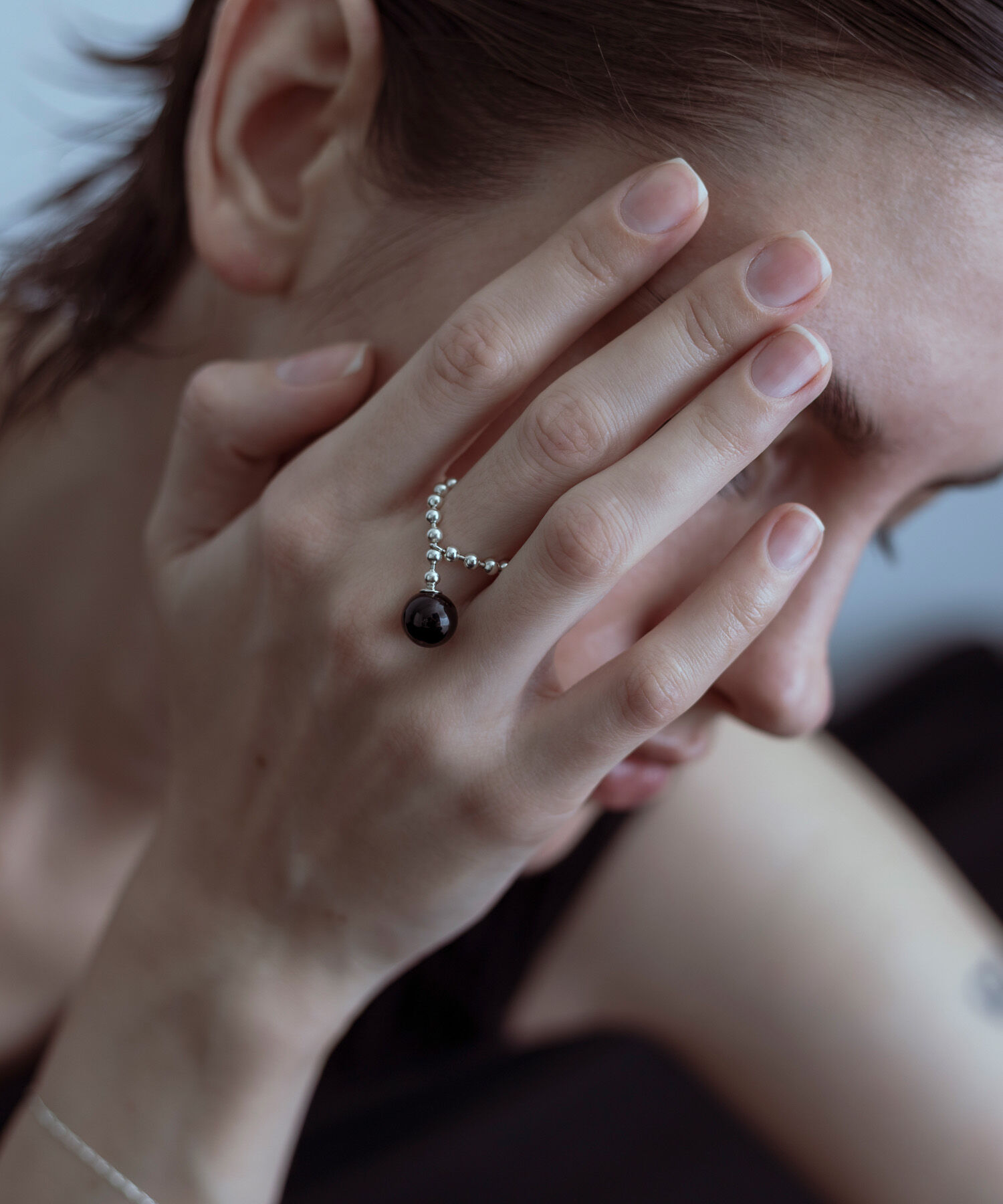 人気ファッションメンズ|【アーバンリサーチ/URBAN RESEARCH】 SMELLY so’ onyx ball chain ring