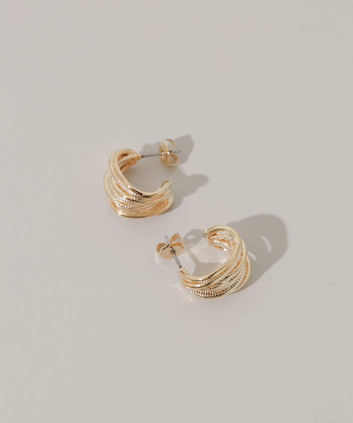 【アーバンリサーチ/URBAN RESEARCH】 レイヤードラインフープピアス