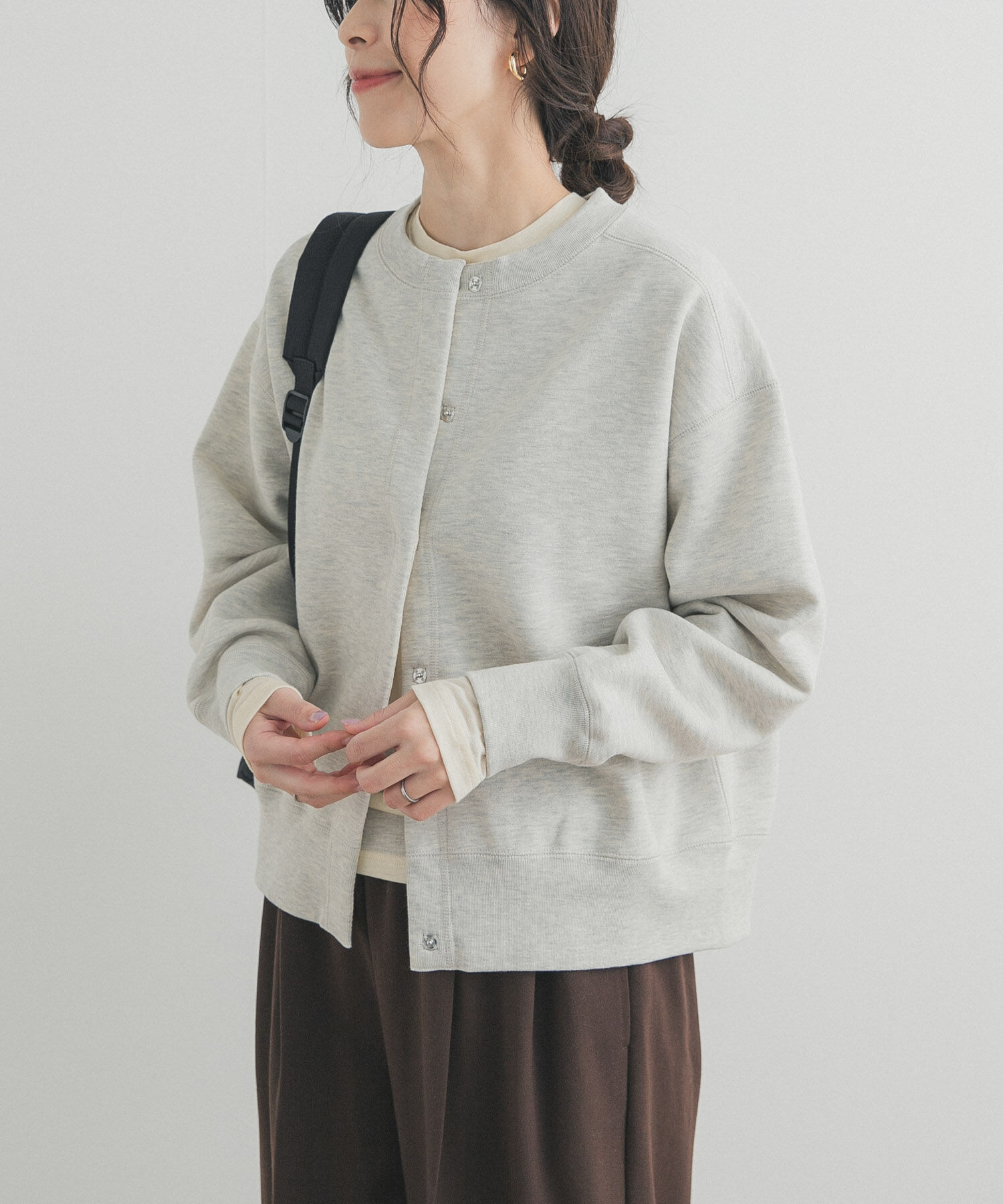 モテ系メンズファッション|【アーバンリサーチ/URBAN RESEARCH】 裏起毛スウェットカーディガン