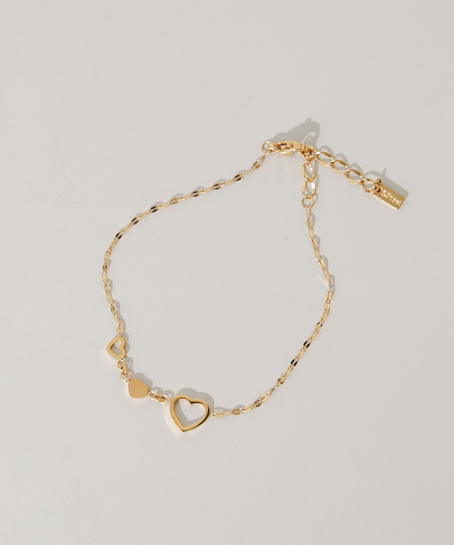 【アーバンリサーチ/URBAN RESEARCH】 ステンレストリプルハートチェーンブレスレット