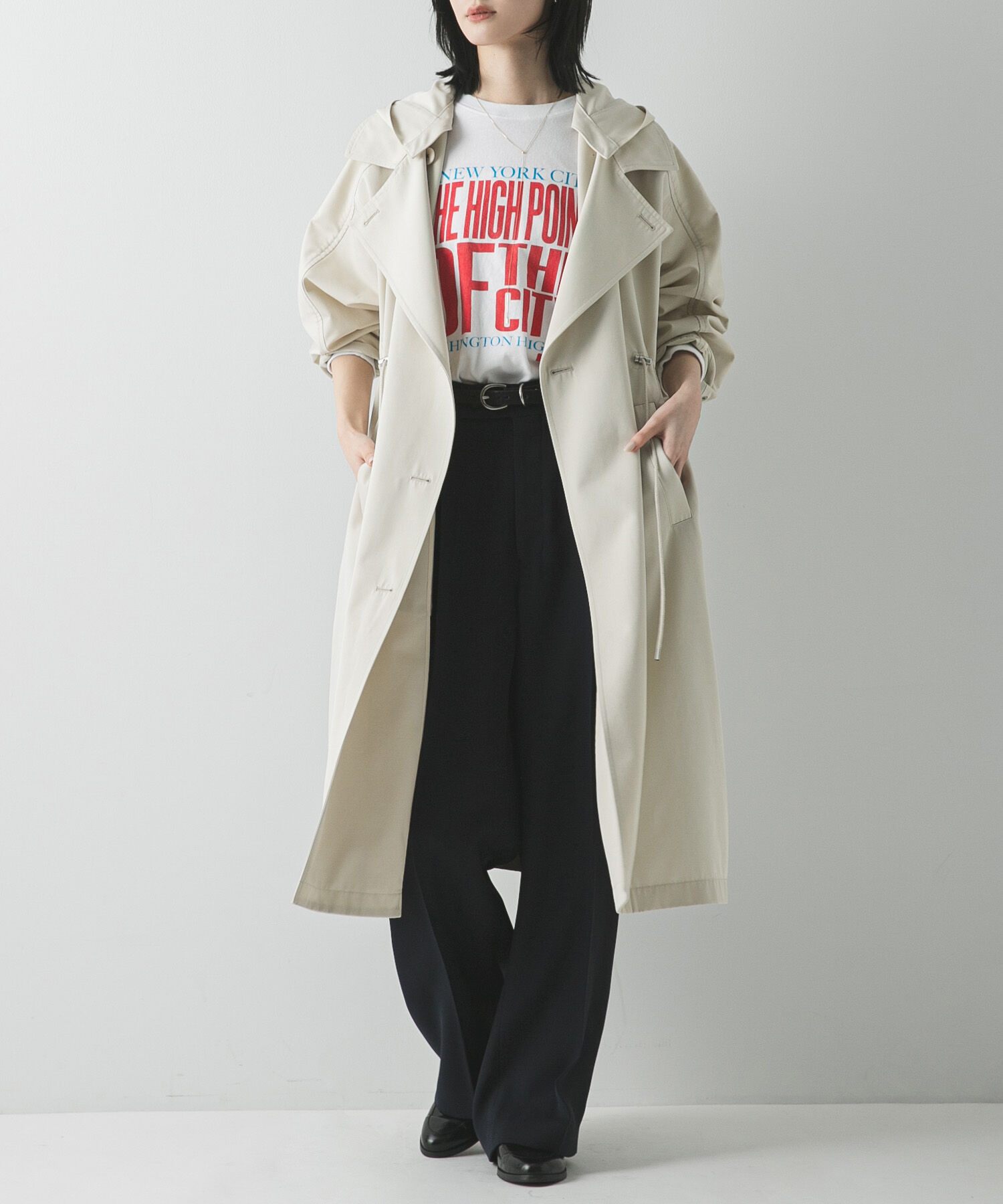 モテ系ファッションメンズ|【アーバンリサーチ/URBAN RESEARCH】 フーディー2WAYトレンチコート