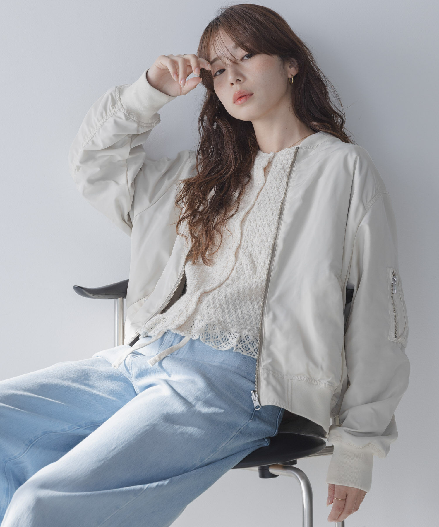 『WEB限定』リバーシブルオーバーMA-1