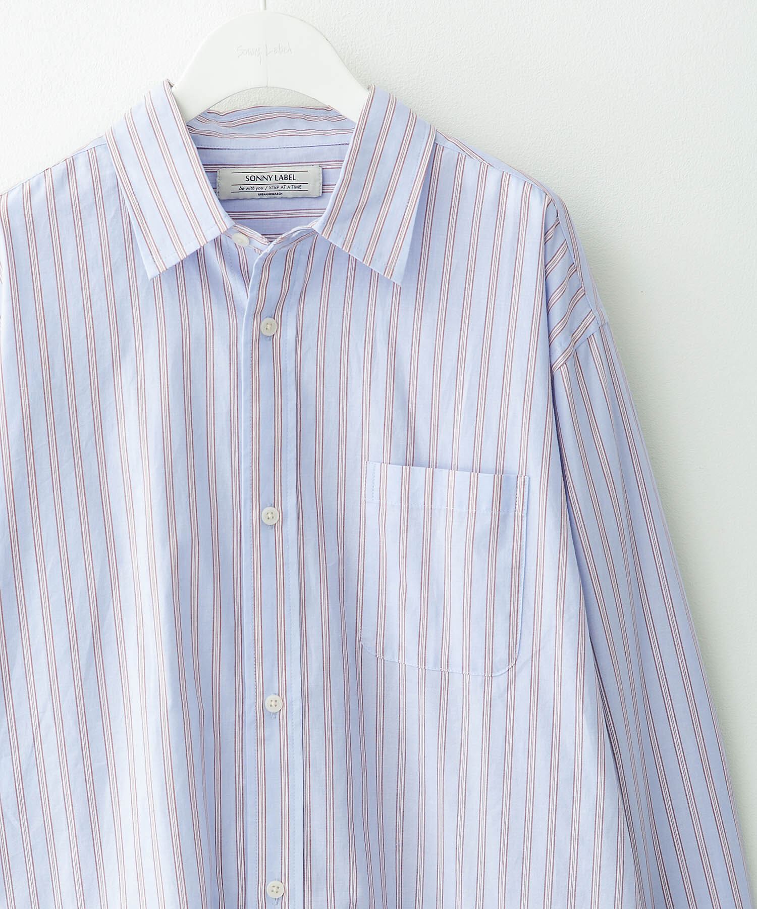 ストライプレギュラーカラーシャツ
