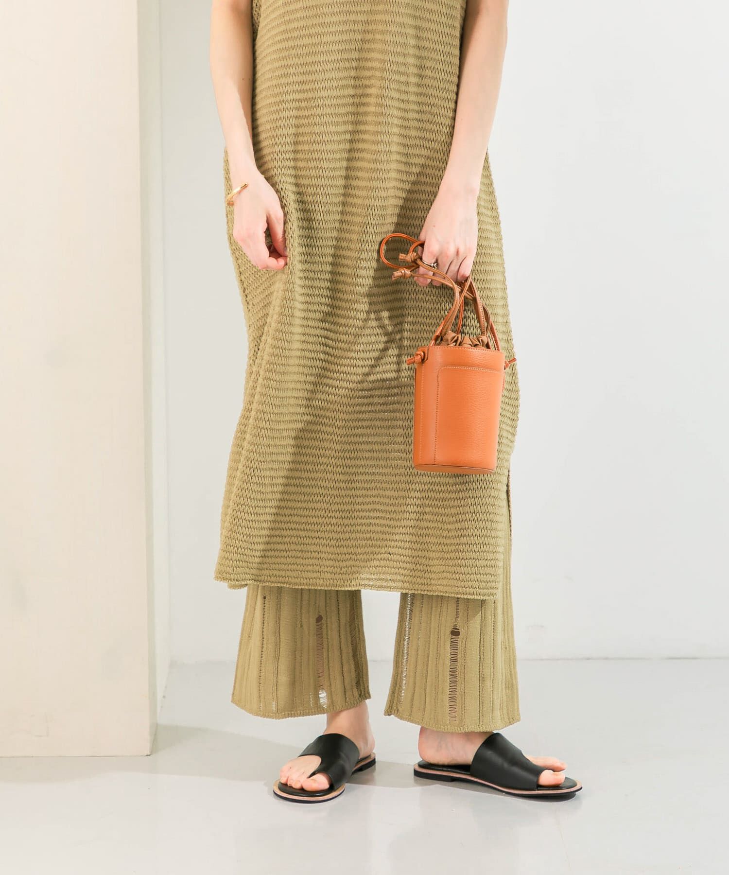 【ケービーエフ/KBF】 針抜きニットパンツ