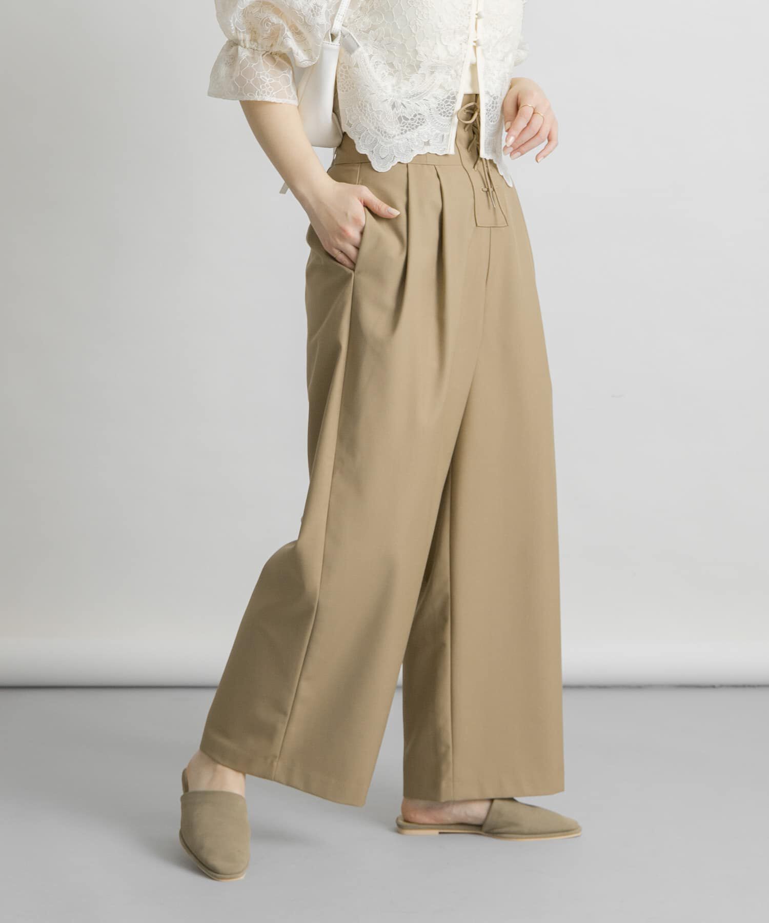 【ケービーエフ/KBF】 『2サイズ展開』レースアップパンツ