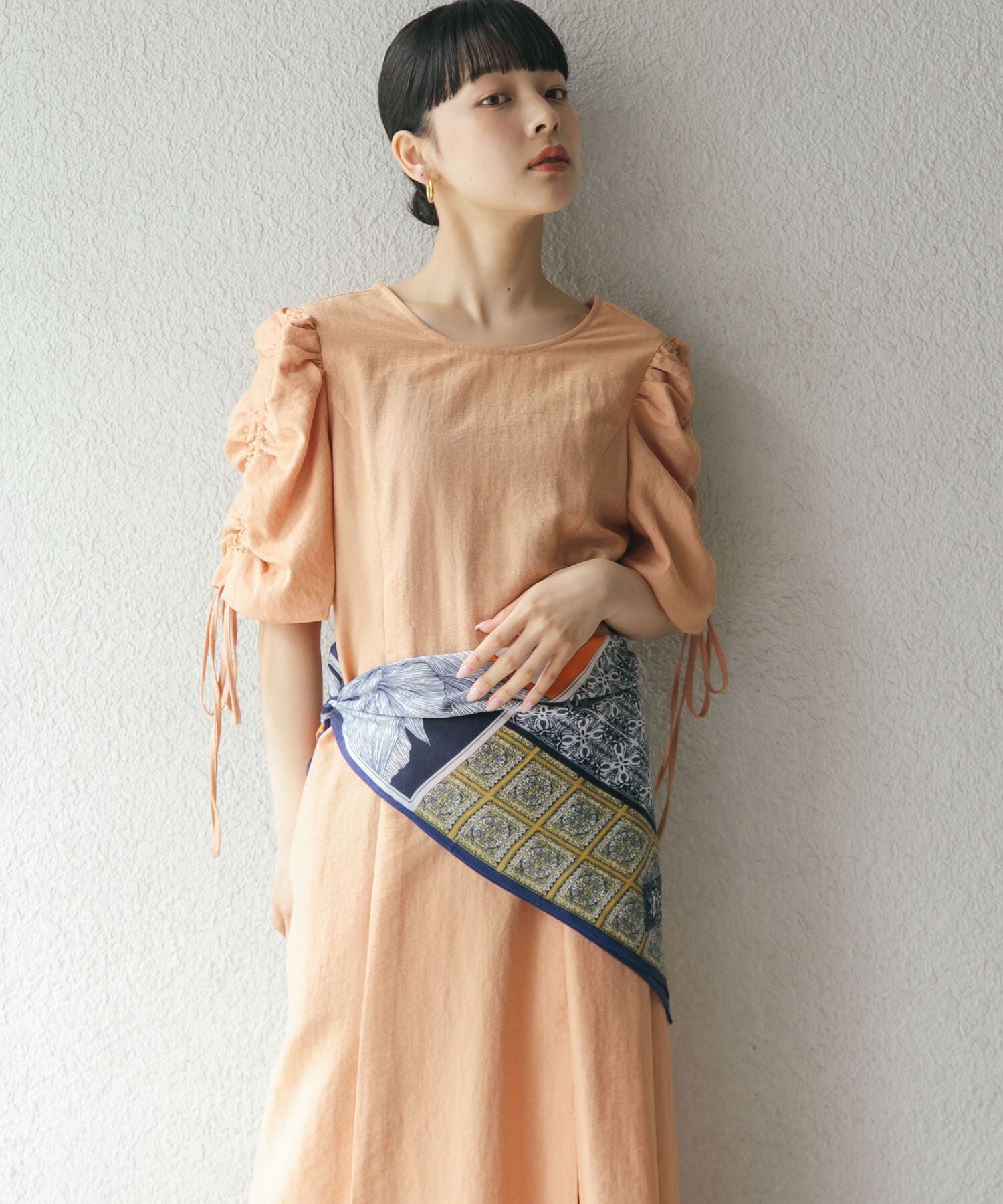 【ケービーエフ/KBF】 『2サイズ展開』ドロストスリーブワンピース