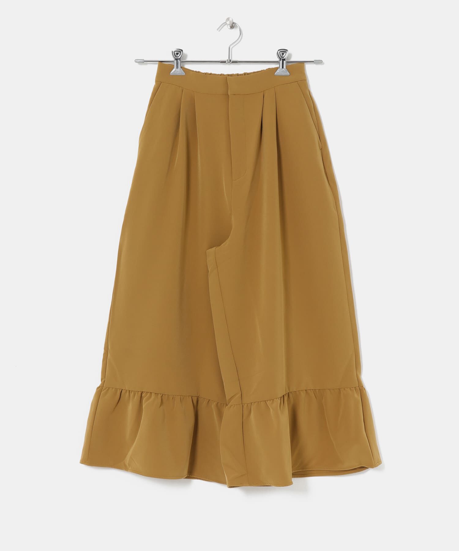 【ケービーエフ/KBF】 KBF+ 裾フリルフレアパンツ