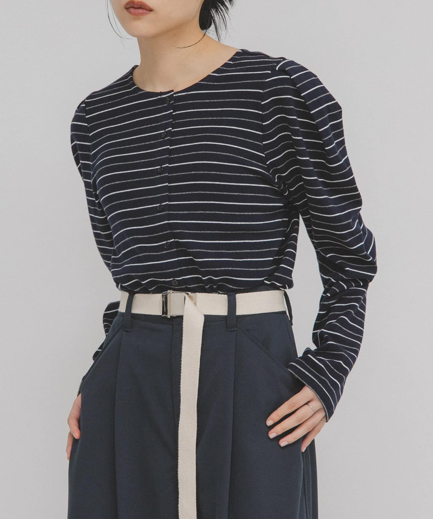 モテ系メンズファッション|【ケービーエフ/KBF】 2WAYタックショルダーカーディガン