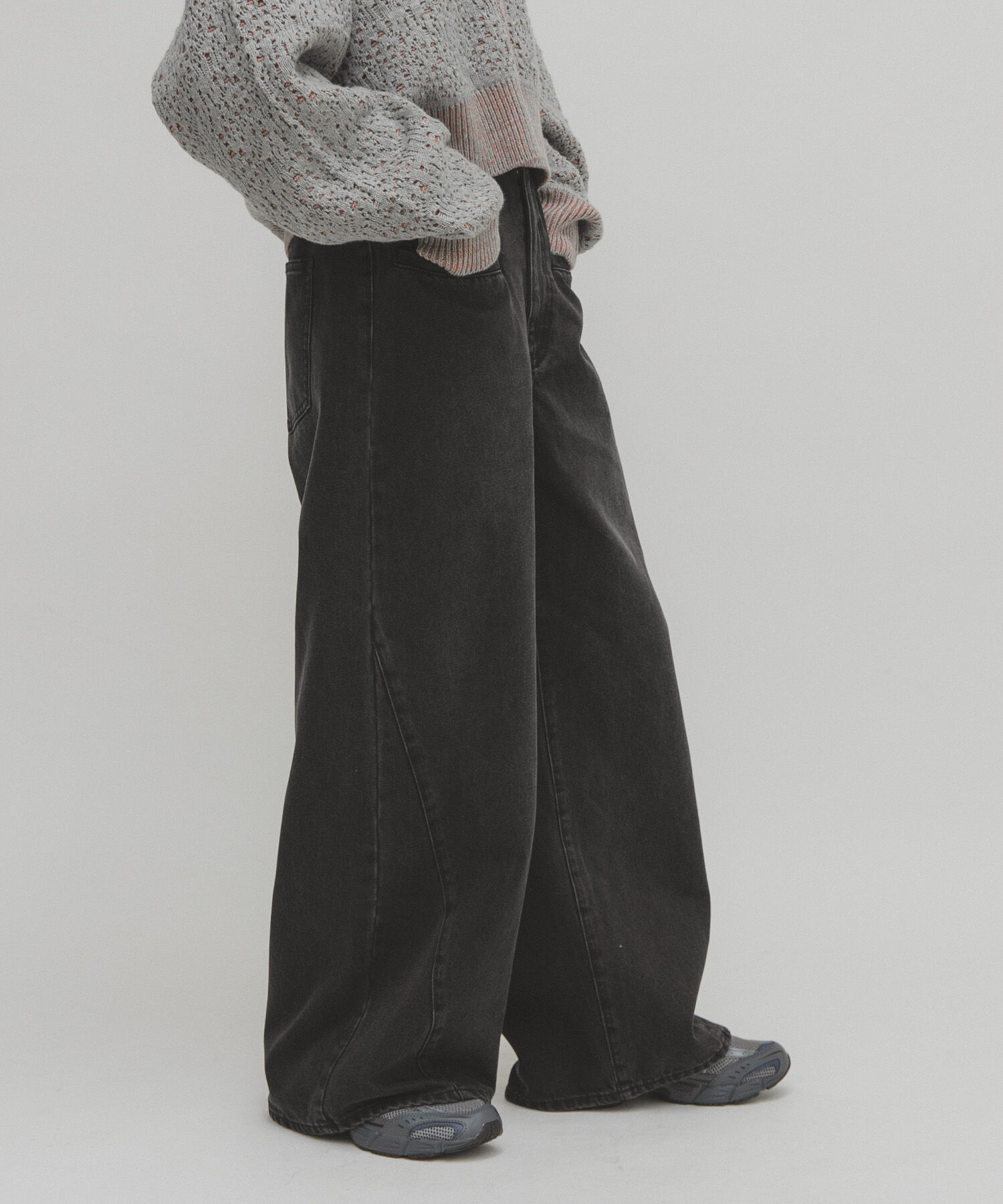 人気ファッションメンズ|【ケービーエフ/KBF】 WIDEレッグアジャストデニム