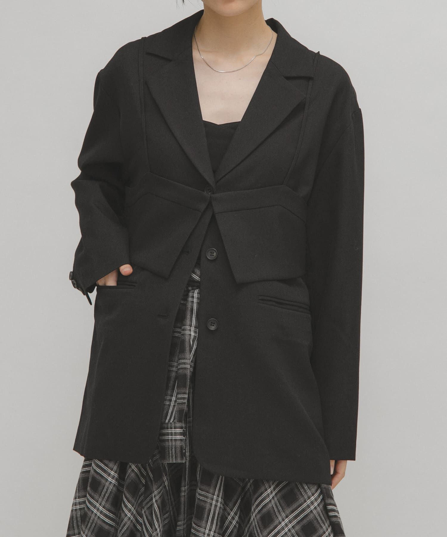 【ケービーエフ/KBF】 ビスチェSETテーラードジャケット