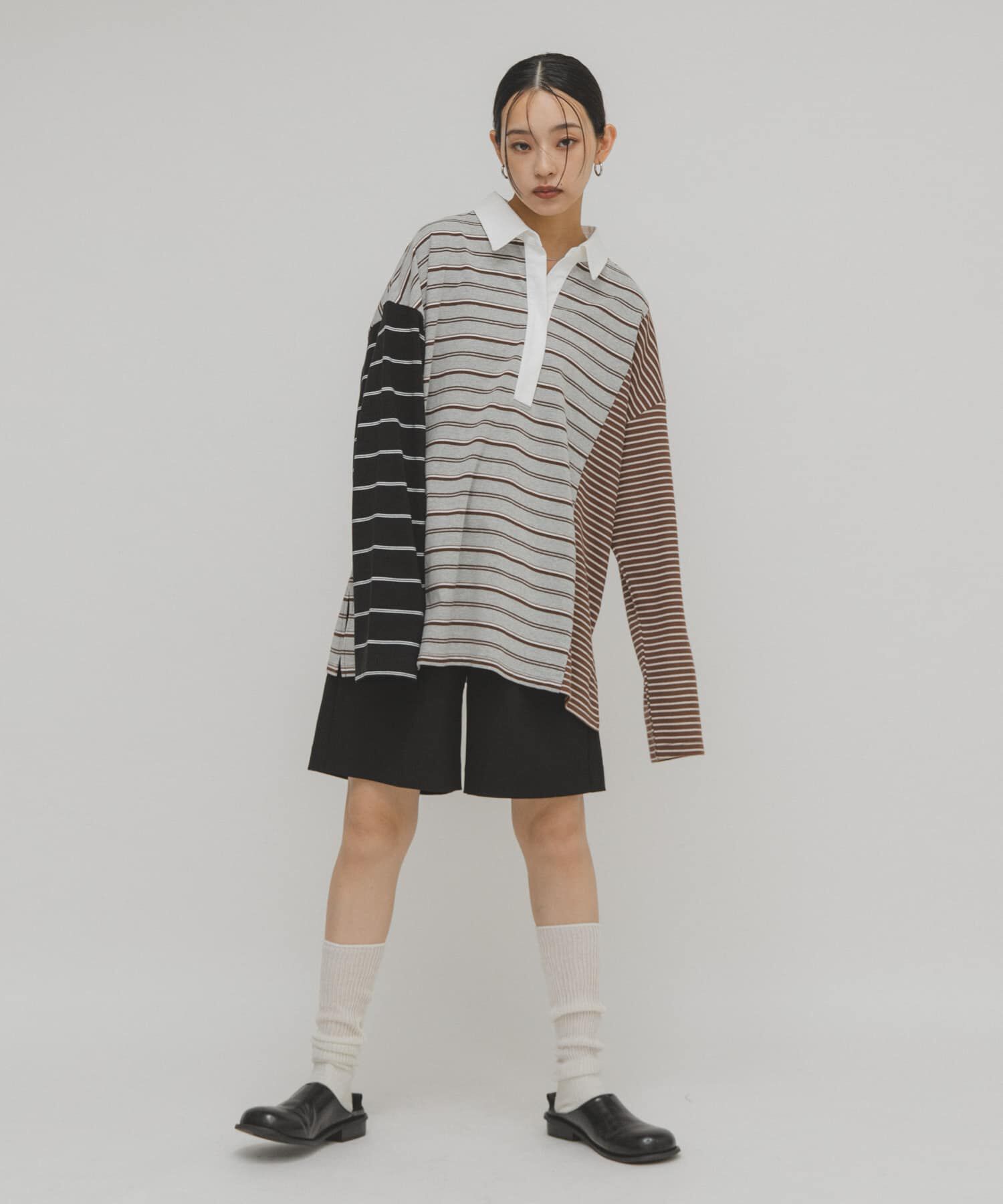 メンズファッションなら|【ケービーエフ/KBF】 オーバーサイズラガーシャツ