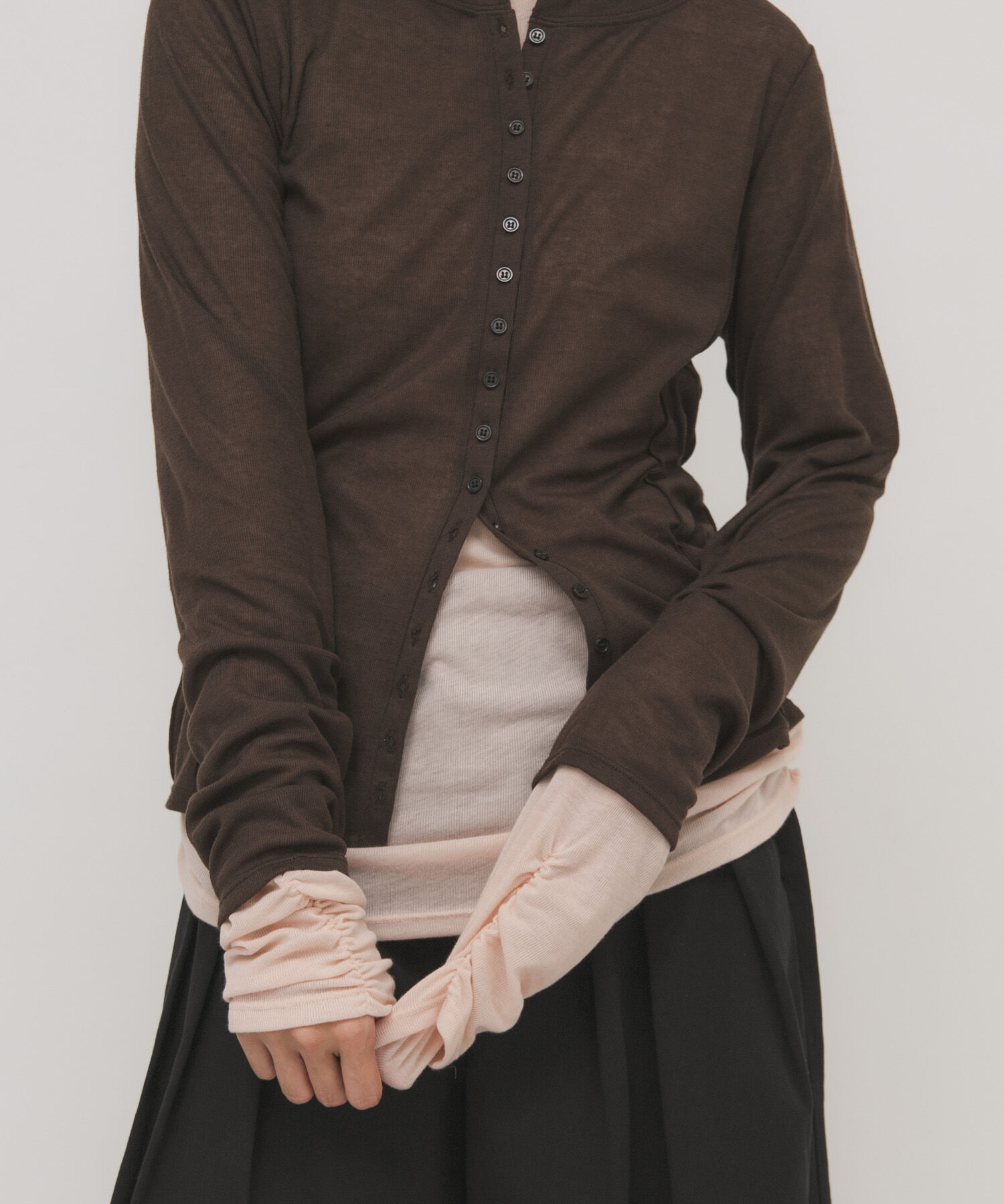 ファッションメンズお薦め|【ケービーエフ/KBF】 バイカラーレイヤードカットソー