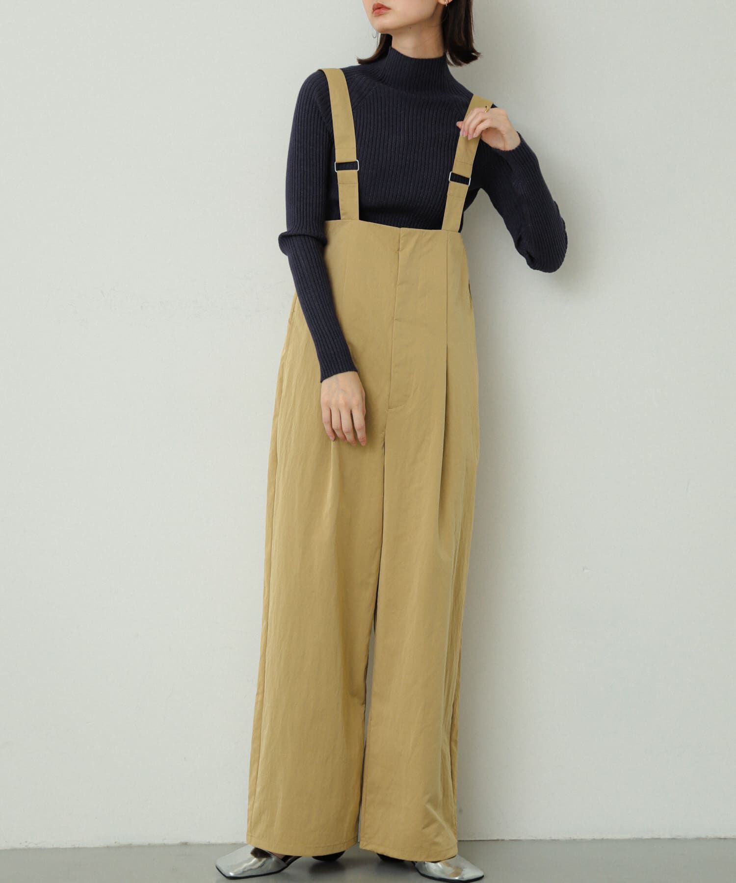 【センスオブプレイス　バイ　アーバンリサーチ/SENSE OF PLACE by URBAN RESEARCH】 ハイウエストオーバーオール