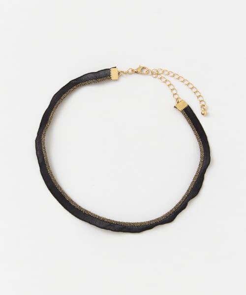 【センスオブプレイス　バイ　アーバンリサーチ/SENSE OF PLACE by URBAN RESEARCH】 グリッターラインチョーカー∴