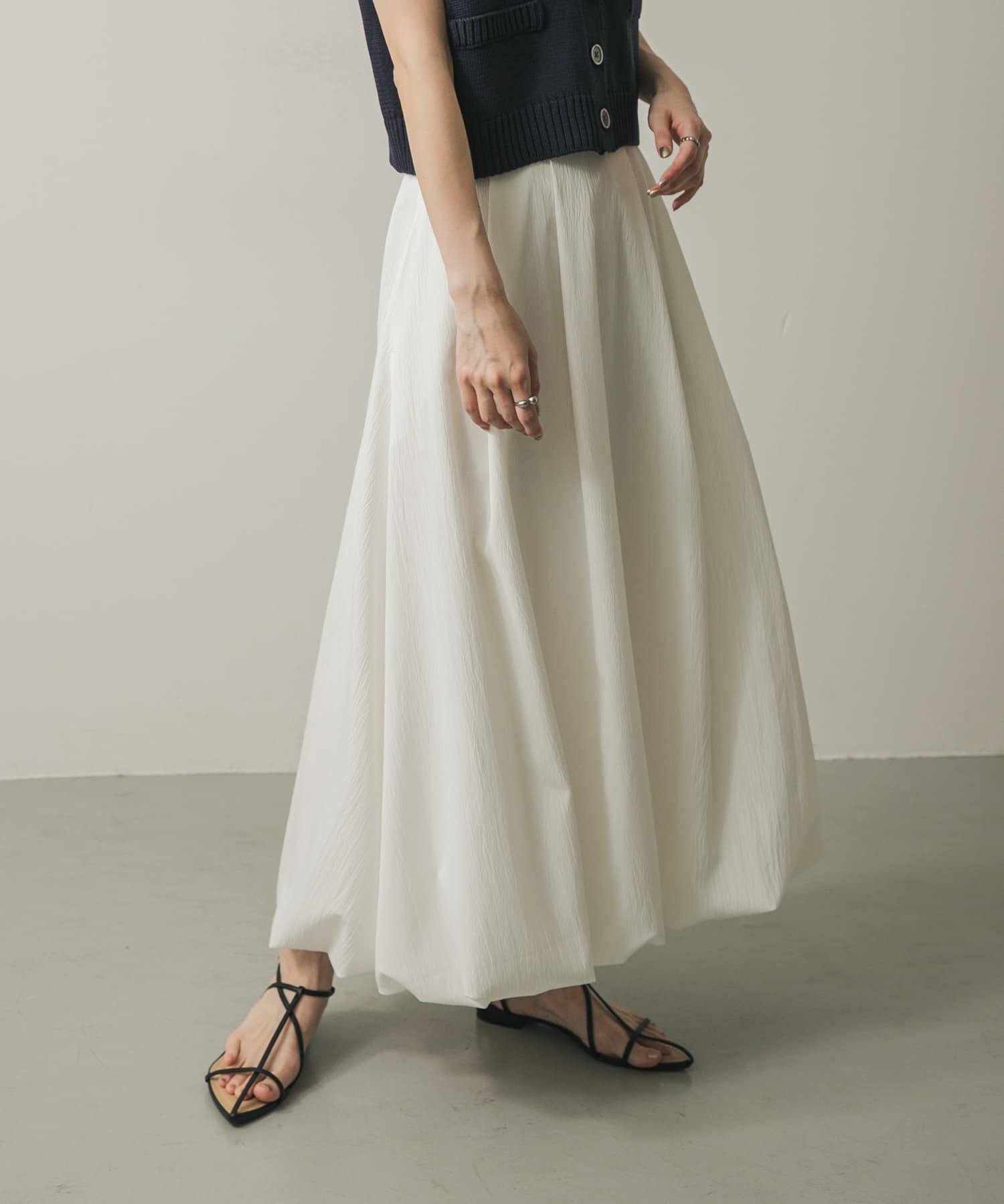 【センスオブプレイス　バイ　アーバンリサーチ/SENSE OF PLACE by URBAN RESEARCH】 『WEB/一部店舗限定サイズ』バルーンスカート