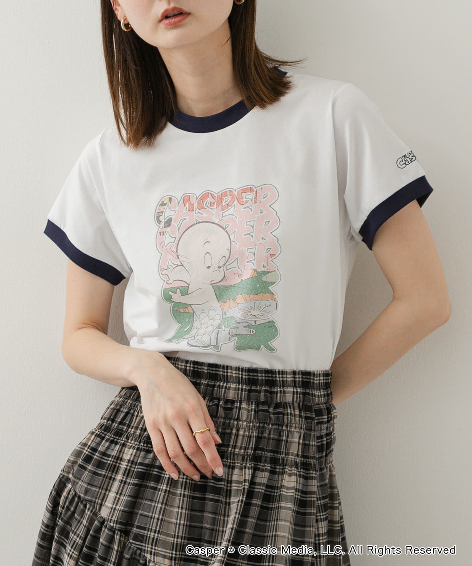 メンズファッションなら|【センスオブプレイス バイ アーバンリサーチ/SENSE OF PLACE by URBAN RESEARCH】 『別注』Casper×SENSE OF PLACE/リンガーTシャツ