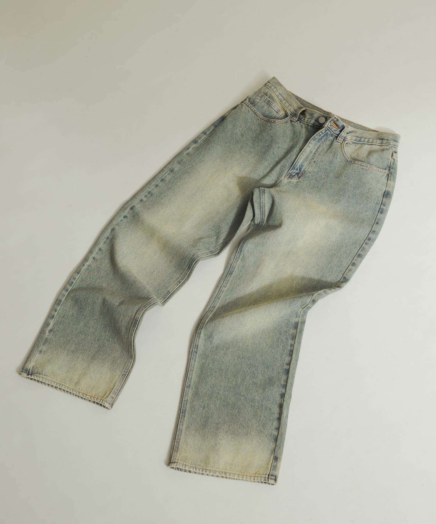 人気ファッションメンズ|【センスオブプレイス バイ アーバンリサーチ/SENSE OF PLACE by URBAN RESEARCH】 『WEB限定』ハードウォッシュデニムワイドパンツ