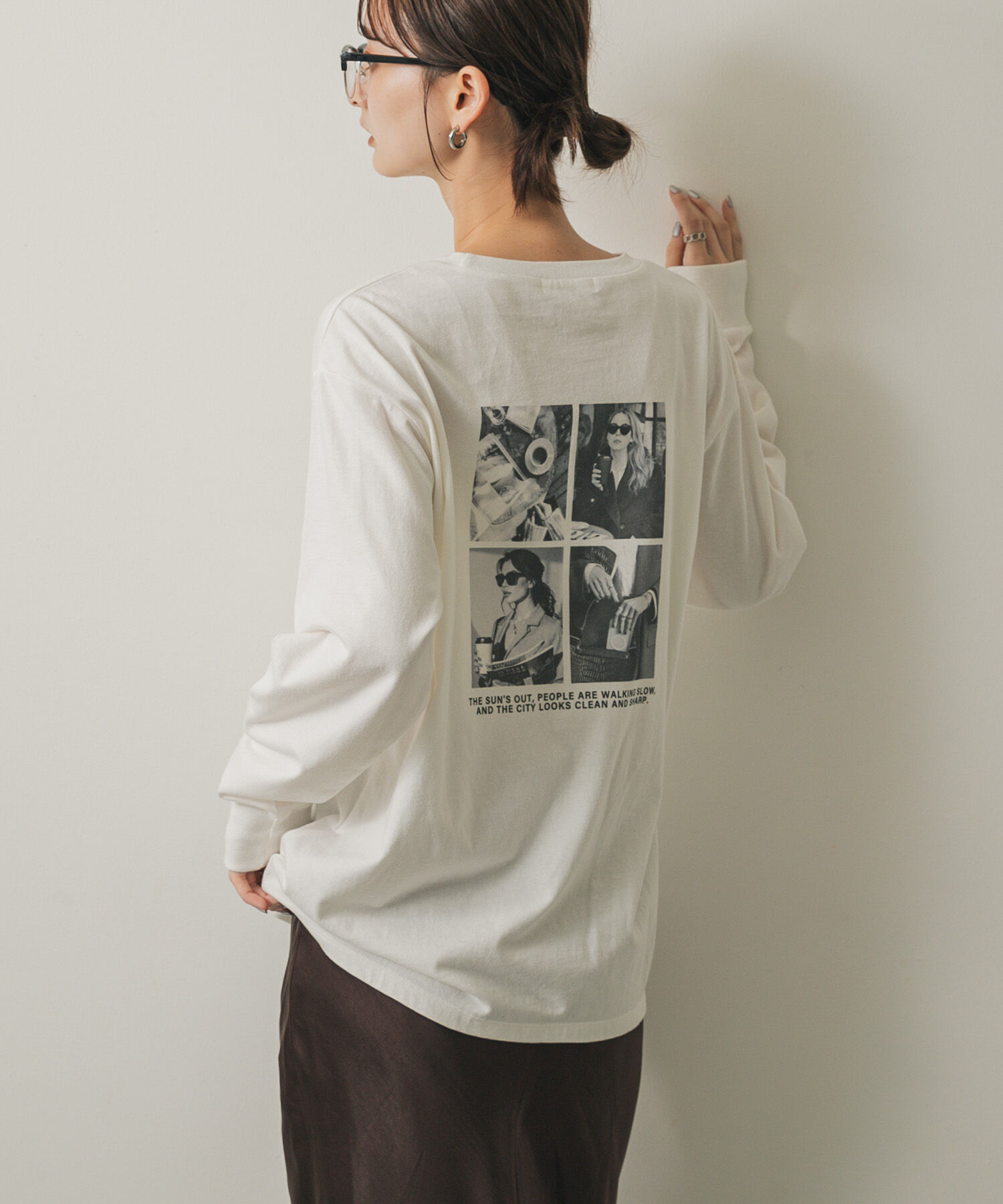 【センスオブプレイス　バイ　アーバンリサーチ/SENSE OF PLACE by URBAN RESEARCH】 アソートフォトロングTシャツ