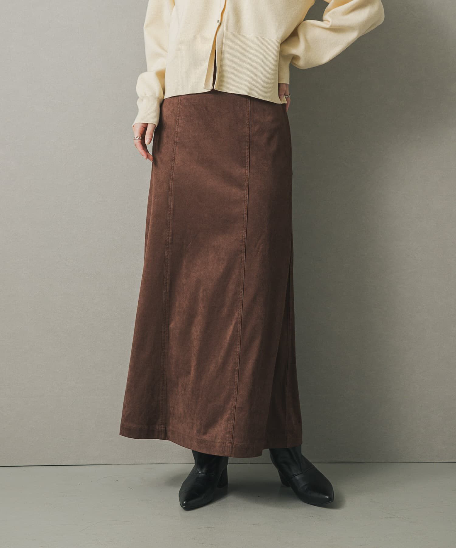 【センスオブプレイス　バイ　アーバンリサーチ/SENSE OF PLACE by URBAN RESEARCH】 FSセミフレアスカート