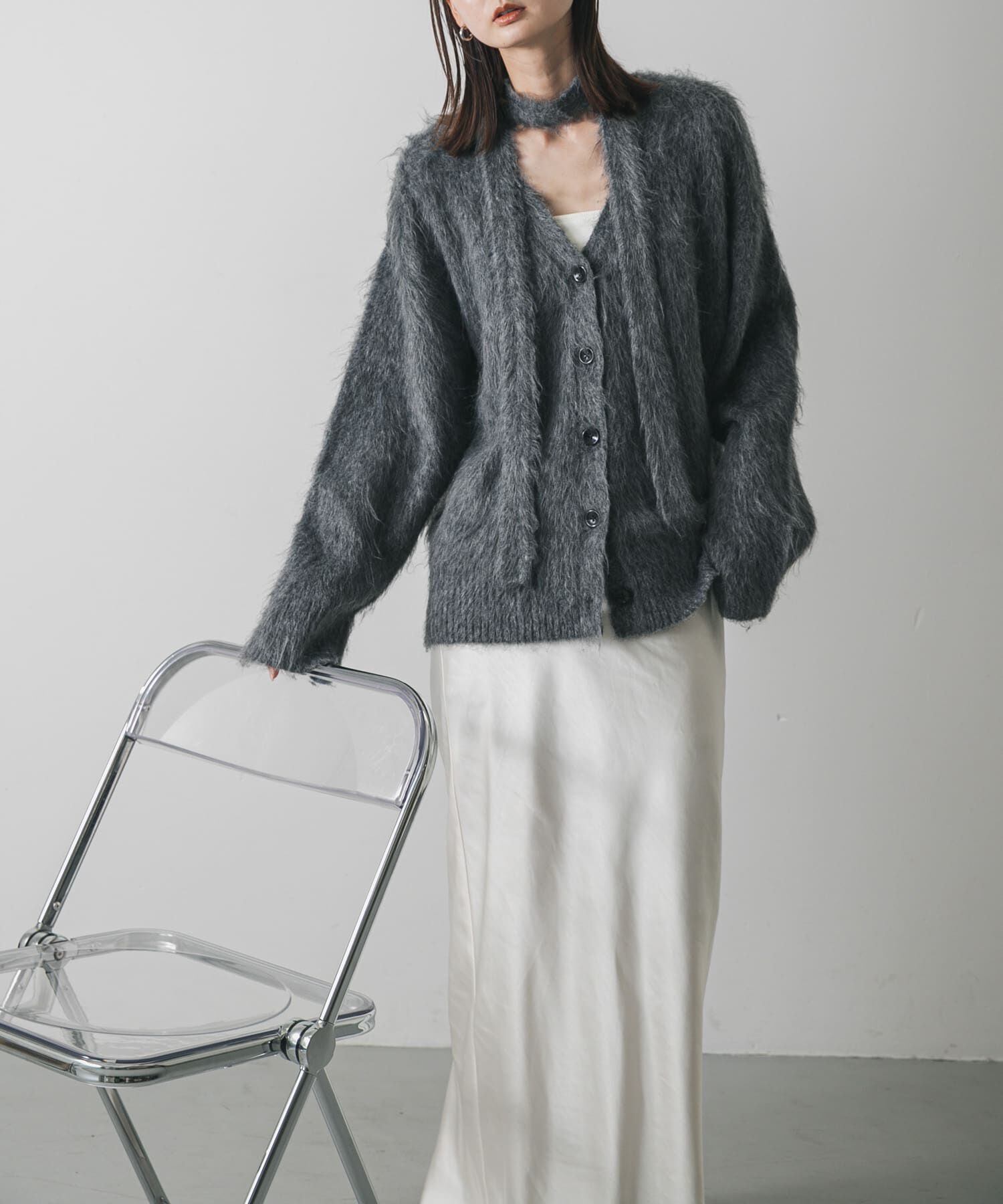 メンズファッションなら|【センスオブプレイス バイ アーバンリサーチ/SENSE OF PLACE by URBAN RESEARCH】 タイツキシャギーカーディガン