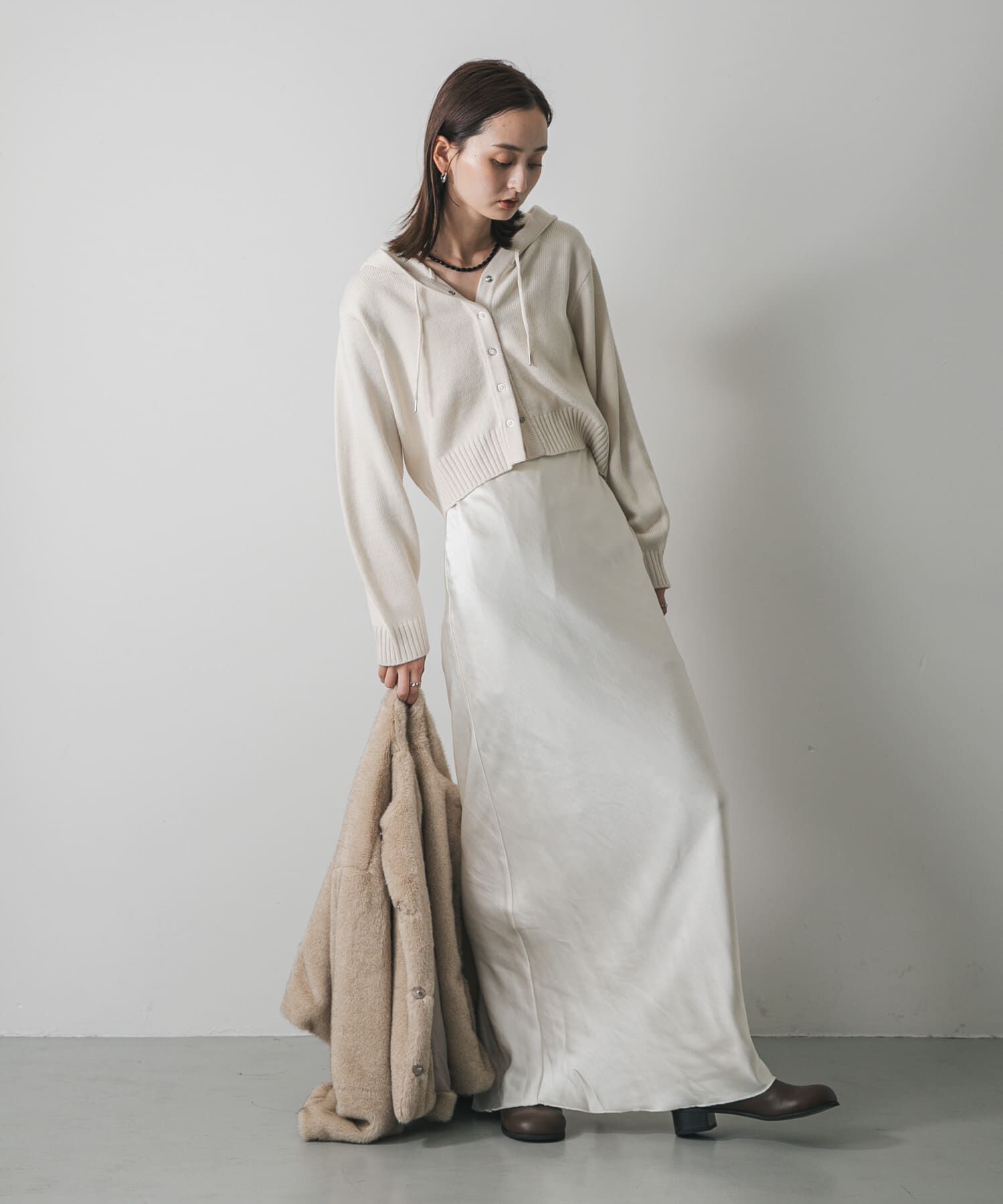 【センスオブプレイス　バイ　アーバンリサーチ/SENSE OF PLACE by URBAN RESEARCH】 コンパクトフーディセーター