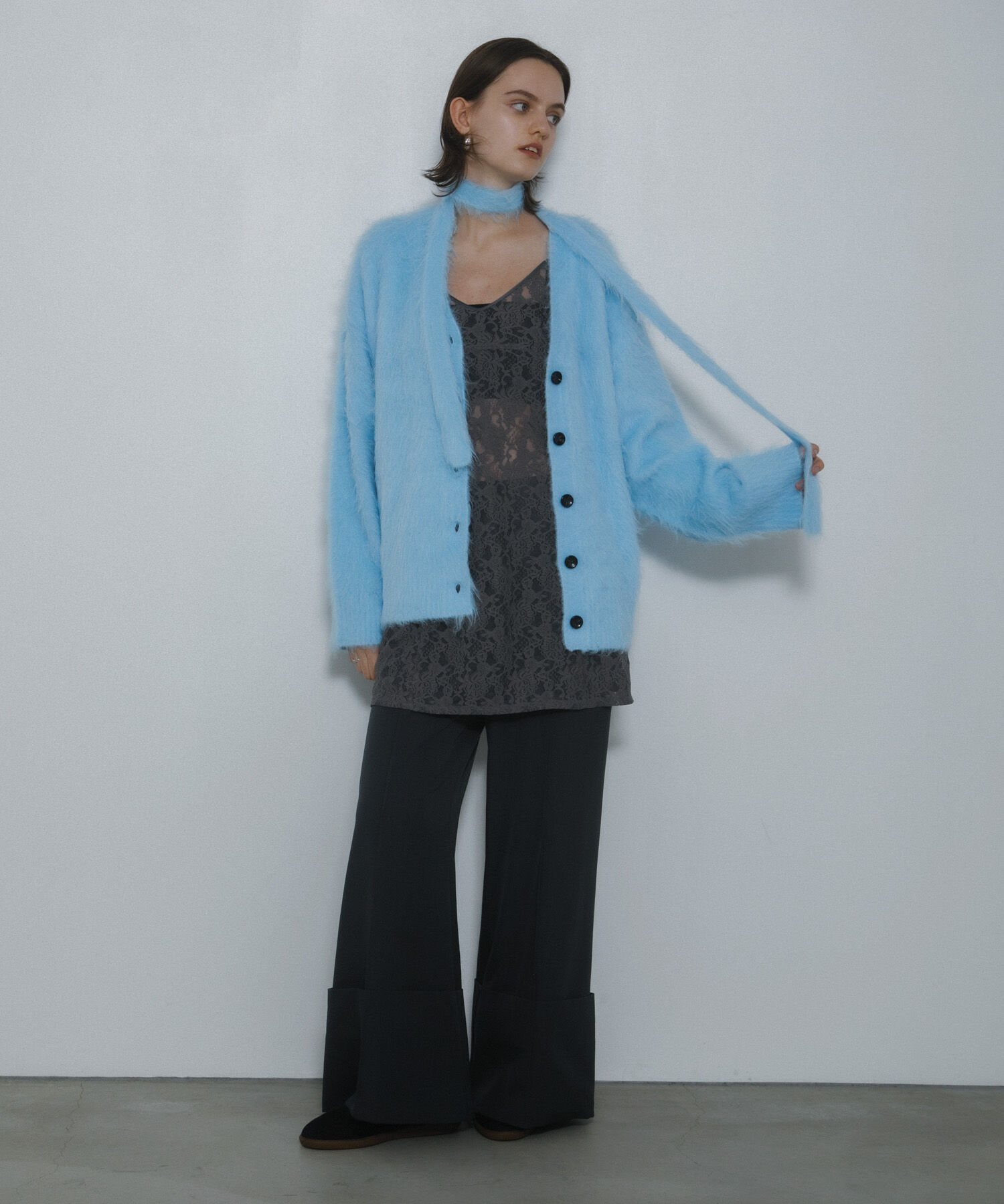 【センスオブプレイス　バイ　アーバンリサーチ/SENSE OF PLACE by URBAN RESEARCH】 ワイドターンバックパンツ