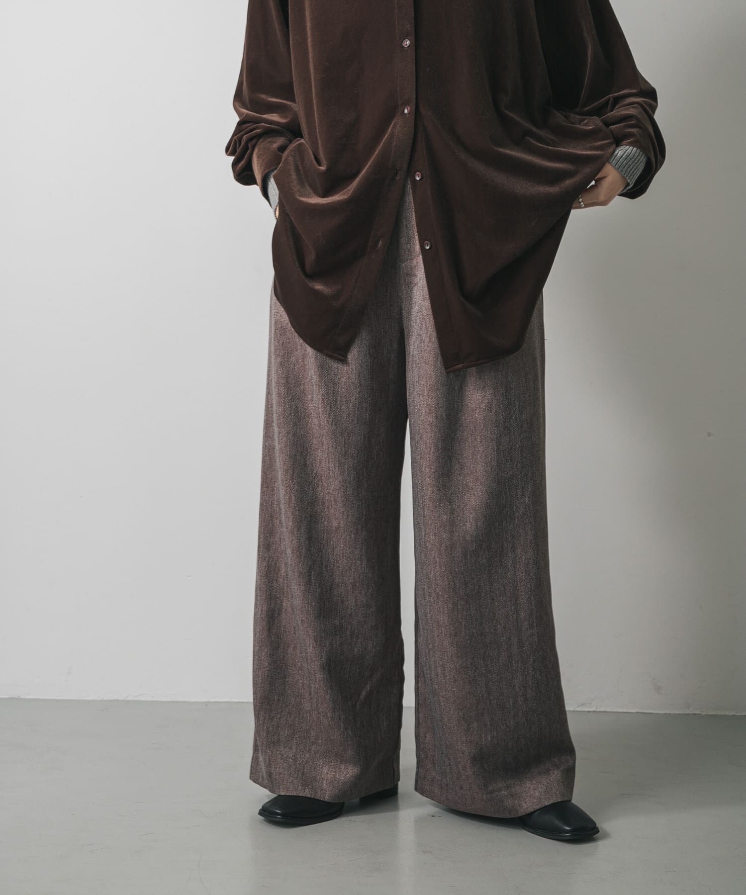 人気メンズファッション|【センスオブプレイス バイ アーバンリサーチ/SENSE OF PLACE by URBAN RESEARCH】 ヘリンボーンタックパンツ