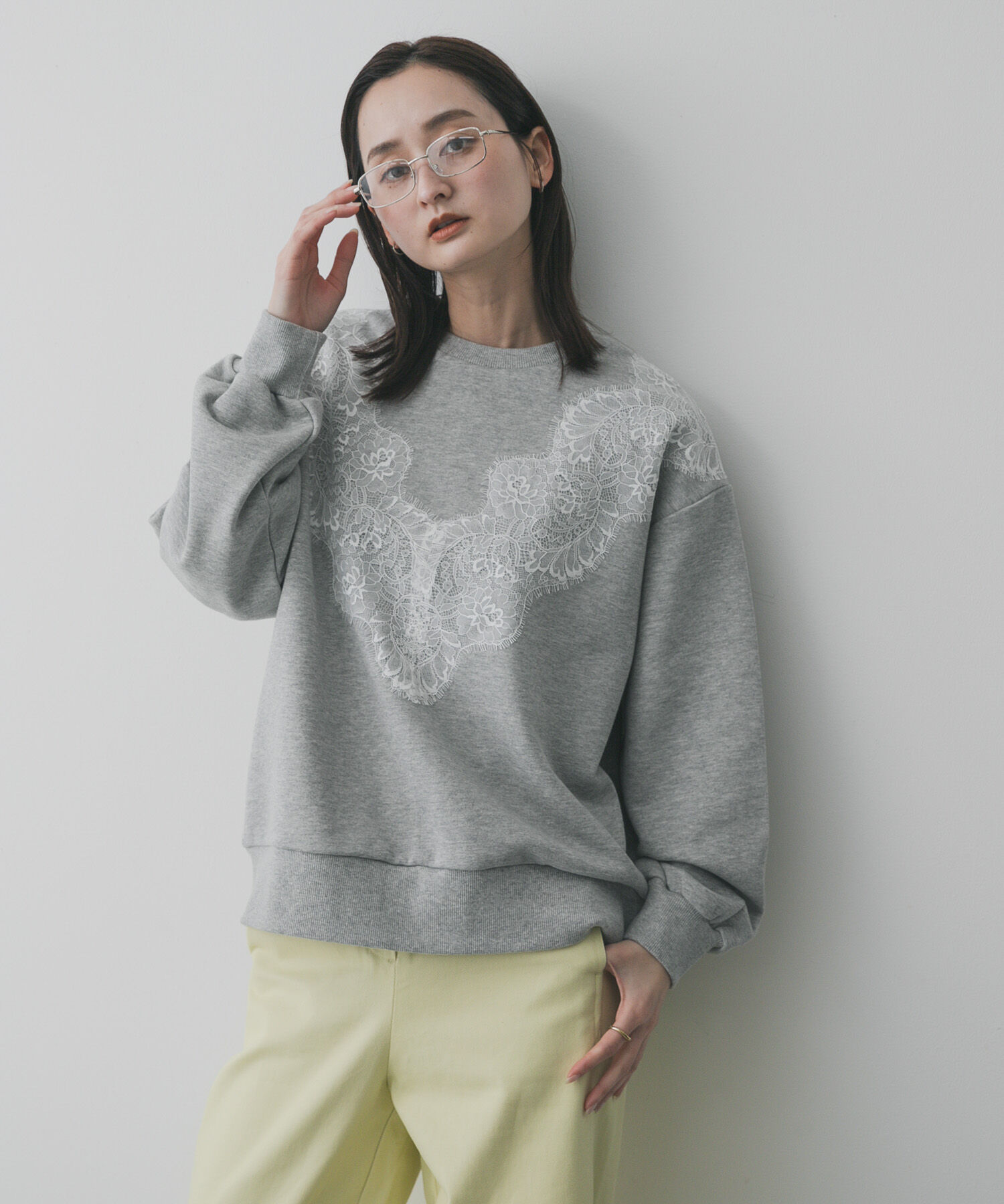 メンズファッションの一押し|【センスオブプレイス バイ アーバンリサーチ/SENSE OF PLACE by URBAN RESEARCH】 レースルーズスウェット