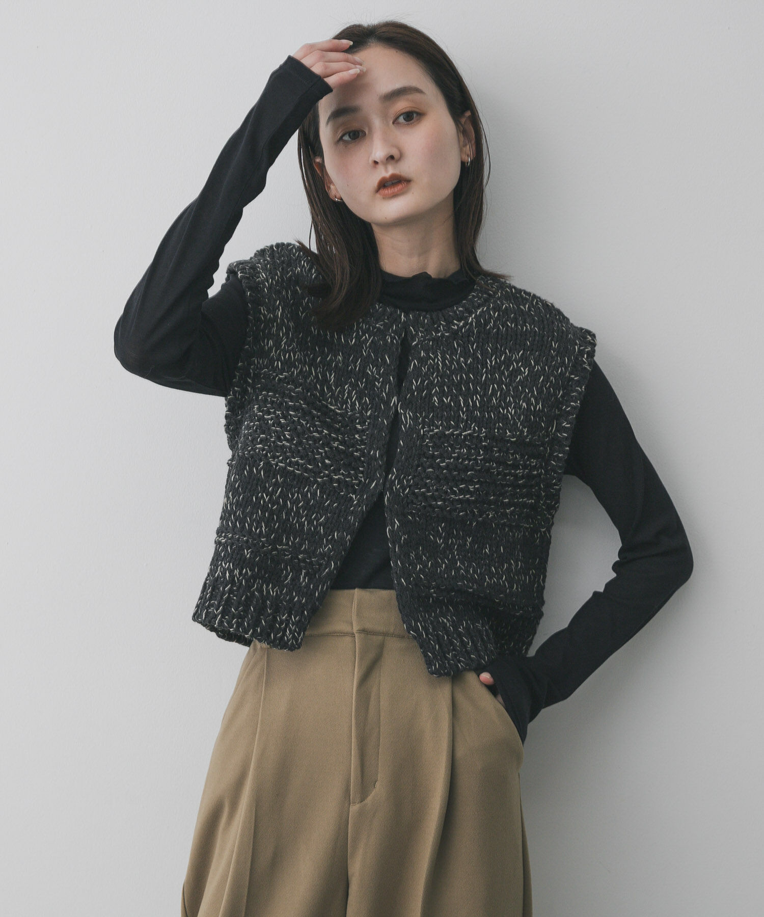 人気メンズファッション|【センスオブプレイス　バイ　アーバンリサーチ/SENSE OF PLACE by URBAN RESEARCH】 『洗濯可』ミックスカラーローゲージベスト