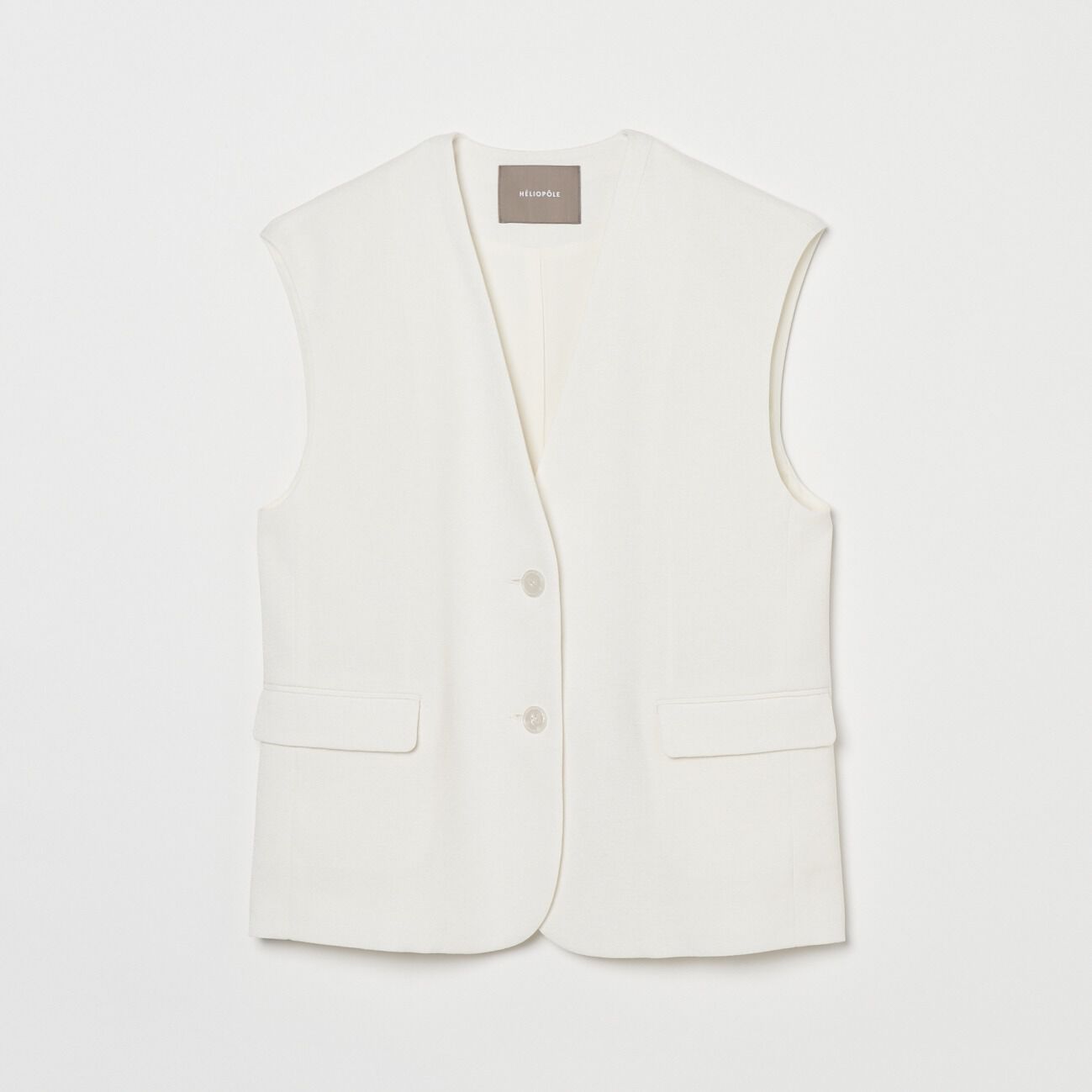 ファッションメンズお薦め|【エリオポール/HELIOPOLE】 HELIOPOLE FAUX LINEN BIG GILLET