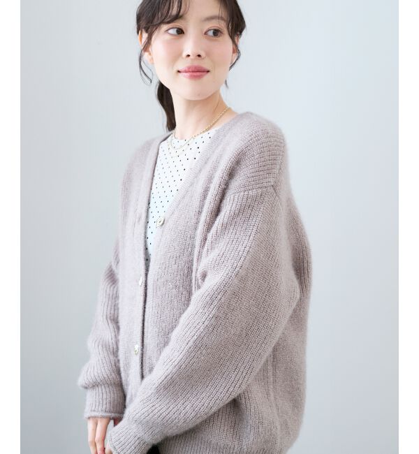 ファッションメンズなら|【ルクールブラン/le.coeur blanc】 《手洗い可能》ラメシャギーニットカーデ