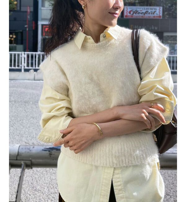 人気ファッションメンズ|【ルクールブラン/le.coeur blanc】 《WEB限定アイテム》ソフトシャギーニットベスト