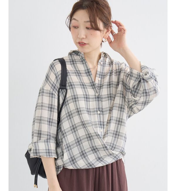 FADE CHECK SHEER OVER シャツ（MOUSSY）｜ルミネのファッション通販