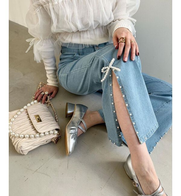 メンズファッションの一押し|【マジェスティックレゴン/MAJESTIC LEGON】 パールスリットデニム