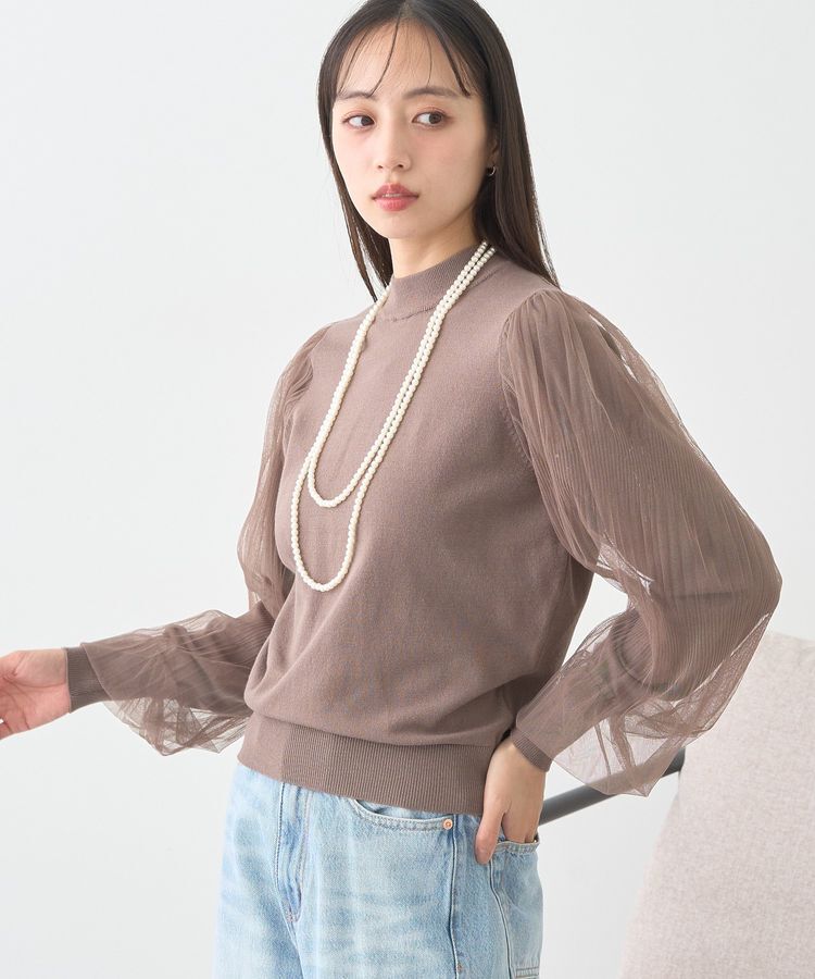 【アースミュージックアンドエコロジー/earth music&ecology】 レンチング(TM)エコヴェロ(TM)(マジョリカプリーツ)