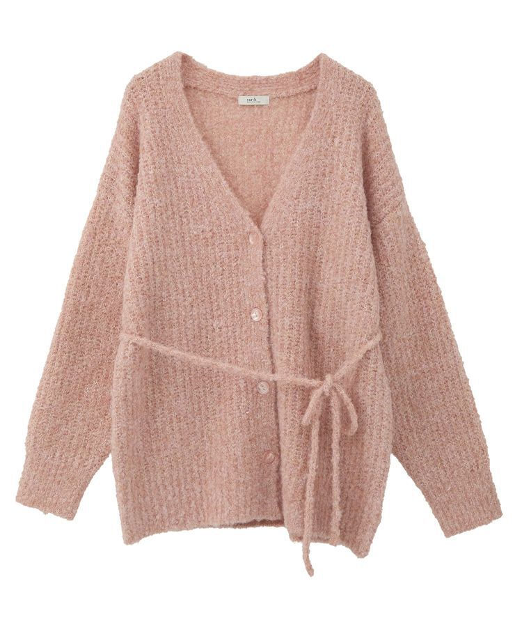 モテ系ファッションメンズ|【アースミュージックアンドエコロジー/earth music&ecology】 MIXカラーブークレカーディガン