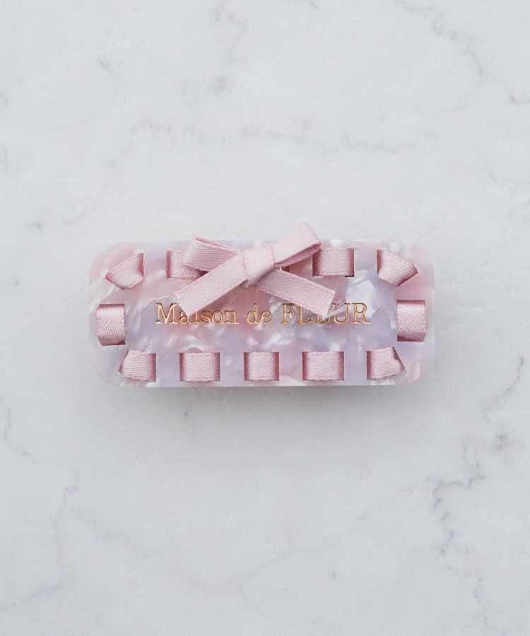 メンズファッションなら|【メゾンドフルール/Maison de FLEUR】 クロッシェリボンクリップ