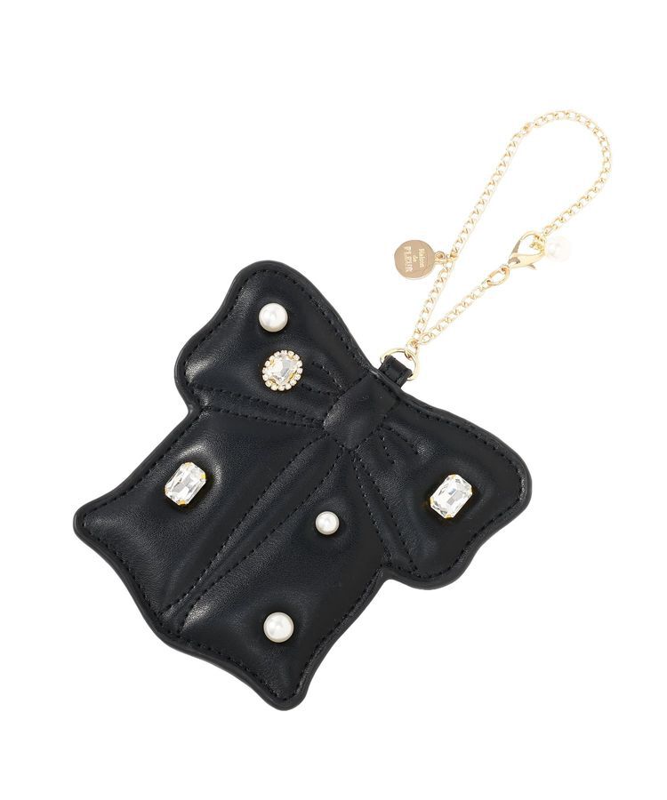 メンズファッションなら|【メゾンドフルール/Maison de FLEUR】 リボンビジューパスケース