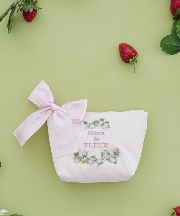 ファッションメンズのイチオシ|【メゾンドフルール/Maison de FLEUR】 いちごポーチ