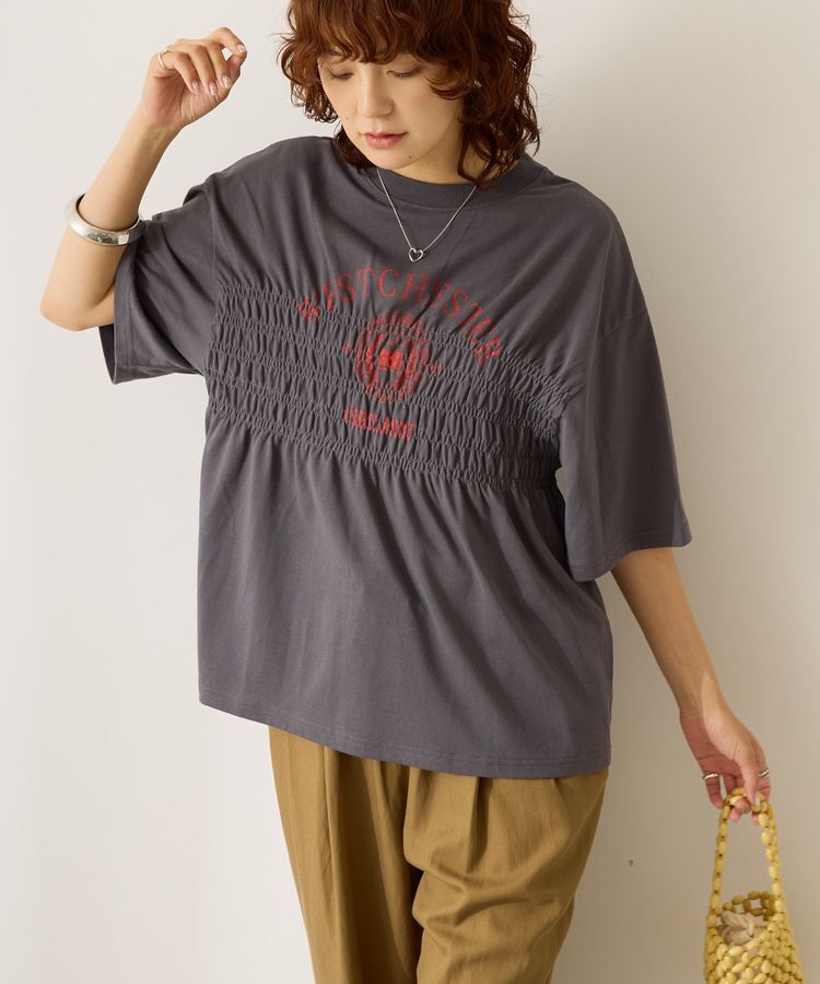 ファッションメンズなら|【アメリカン　ホリック/AMERICAN HOLIC】 カレッジプリントシャーリングプルオーバー