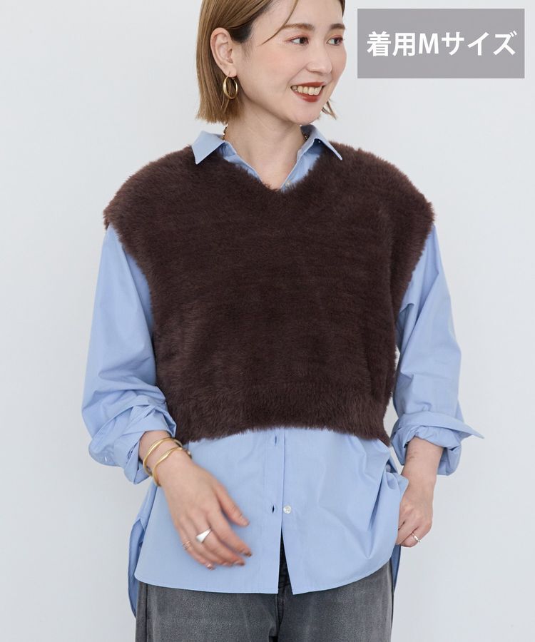 TOMORROWLAND Ballsey パールコンビ Vネックベスト トュモローランド