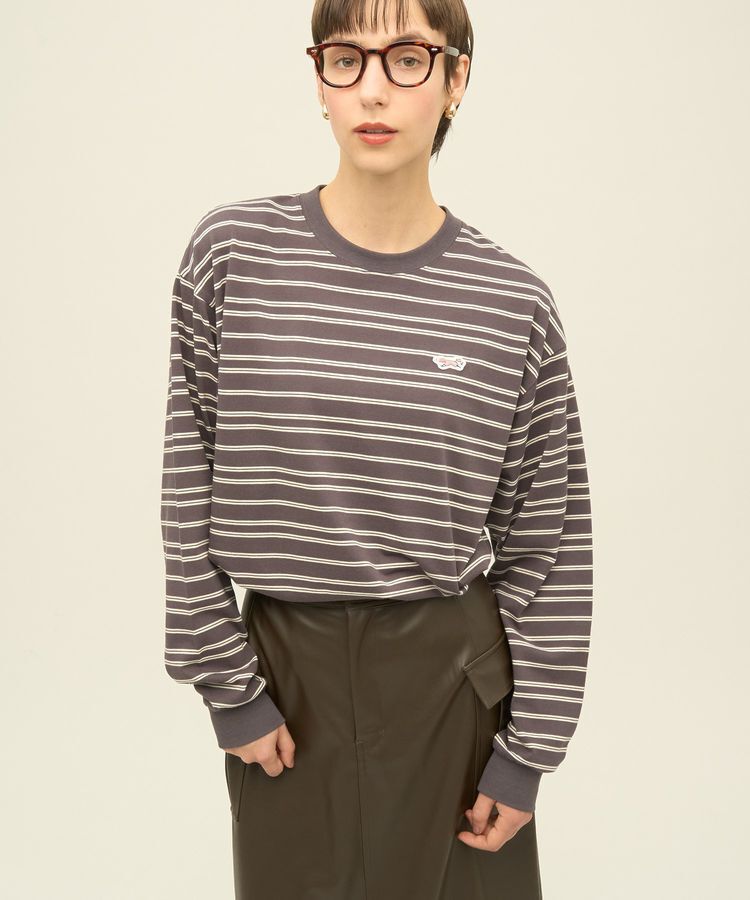 ファッションメンズなら|【アメリカン ホリック/AMERICAN HOLIC】 PENNEY'S レトロボーダーロングTシャツ