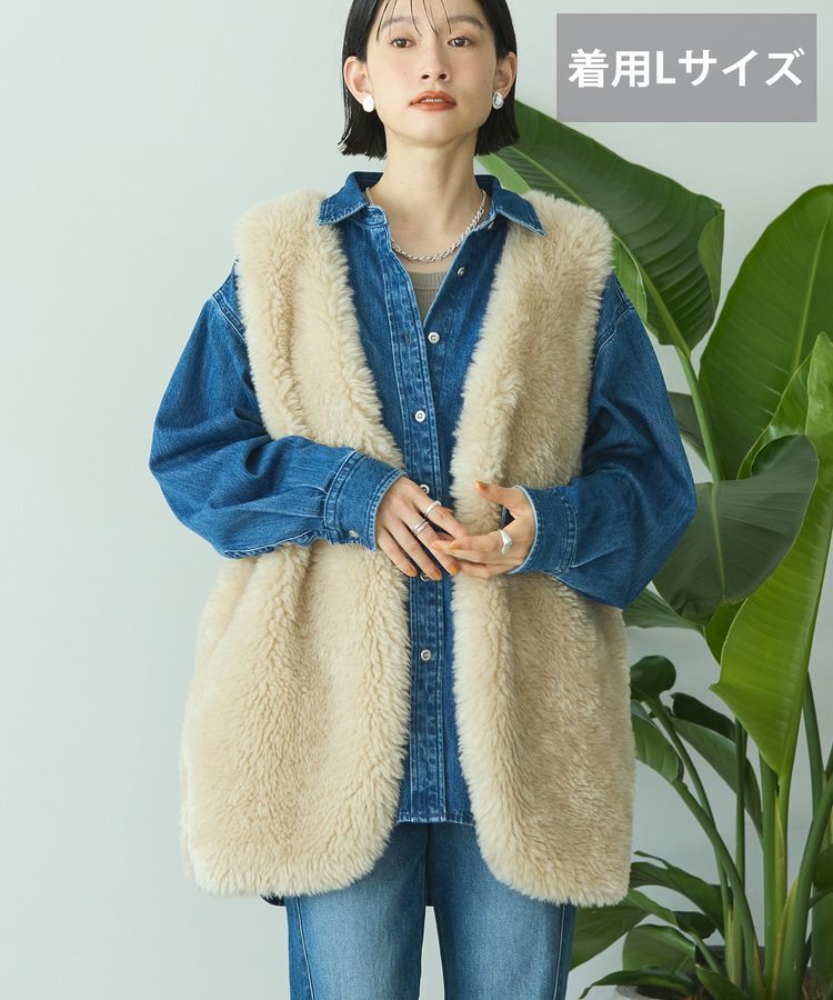 【アメリカン　ホリック/AMERICAN HOLIC】 【選べる丈】ベア風ファーベスト