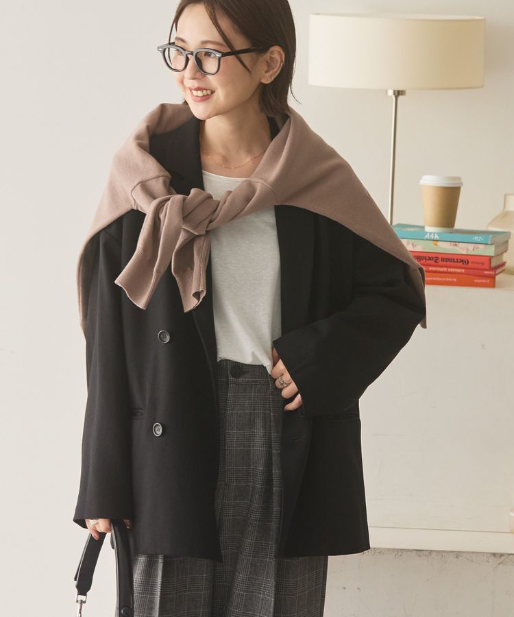 【アメリカン　ホリック/AMERICAN HOLIC】 オーバーサイズダブルジャケット