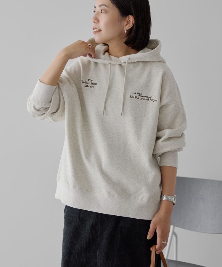 人気メンズファッション|【アメリカン ホリック/AMERICAN HOLIC】 刺繍ロゴ裏起毛パーカー