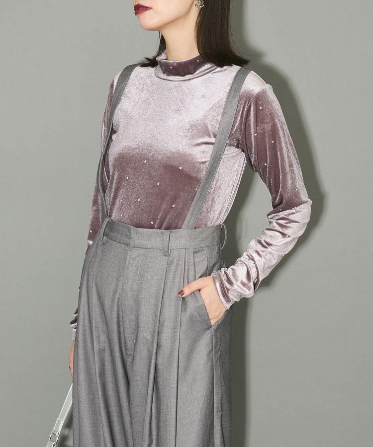 ファッションメンズのイチオシ|【グリーン　パークス/Green Parks】 ラインストーンハイネックトップス