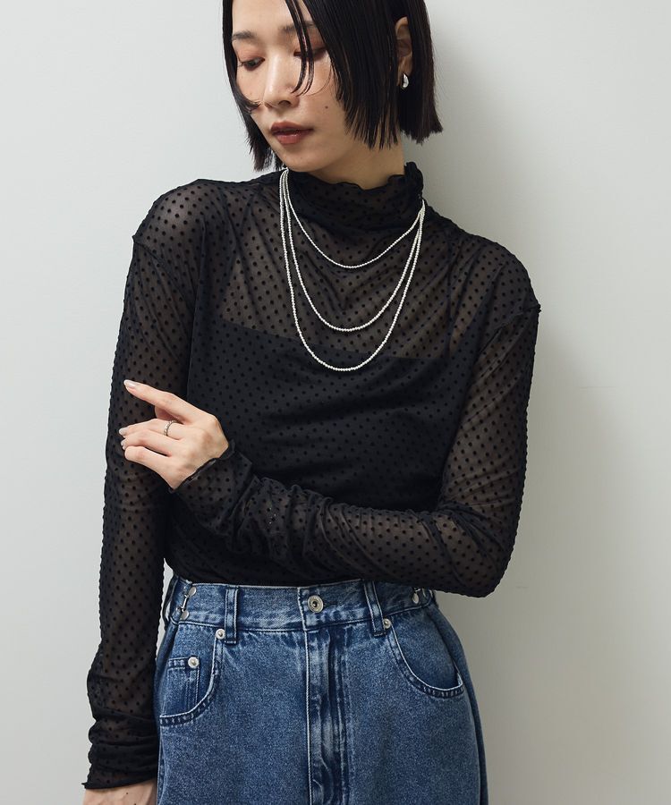 人気ファッションメンズ|【グリーン　パークス/Green Parks】 ・ANDSEARCH ドットチュールハイネック