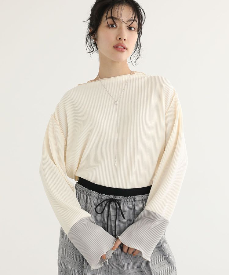 ファッションメンズなら|【グリーン　パークス/Green Parks】 プリーツ袖配色プルオーバー