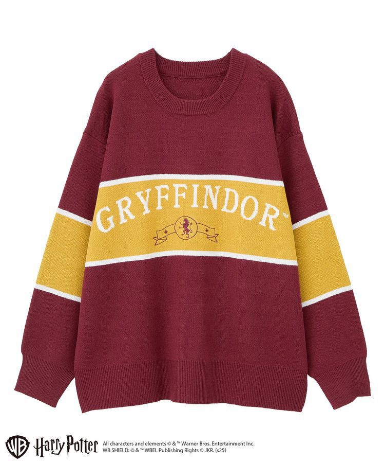 【グリーン　パークス/Green Parks】 ハリー・ポッター/ジャガードラインニット