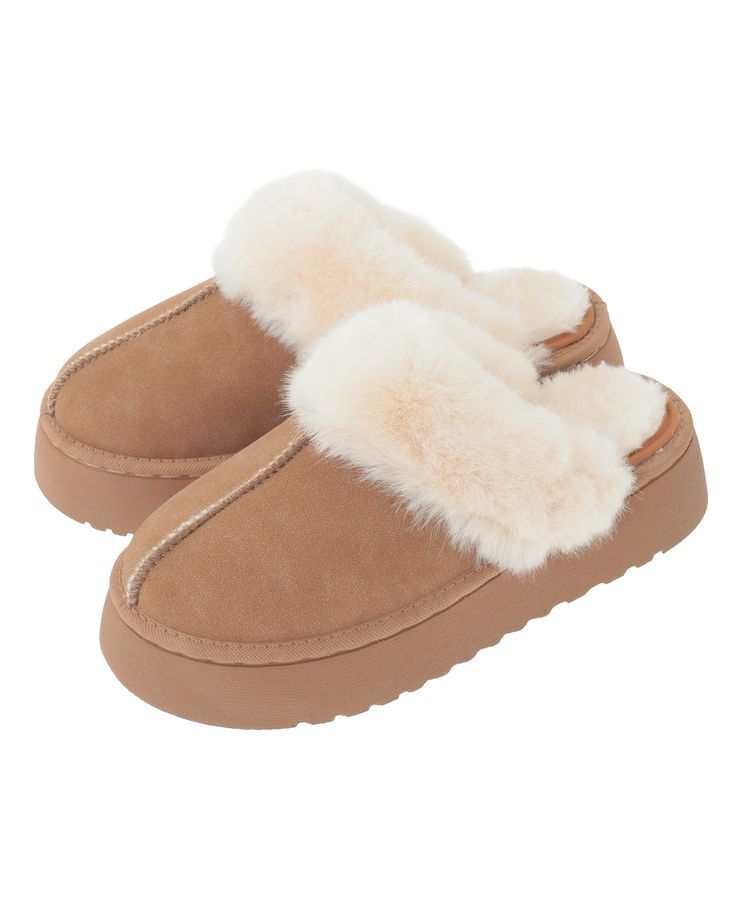 【グリーン　パークス/Green Parks】 ・minia フェイクムートンサンダル